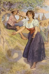 ローレンス・スターンによる感傷的な旅のイラスト