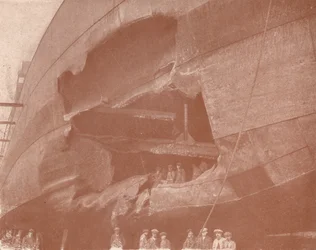 魚雷の致命的な効果、c1917 1919
