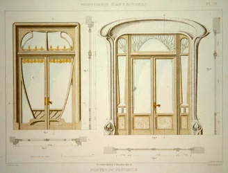 1900年頃に出版された「Menuiserie d