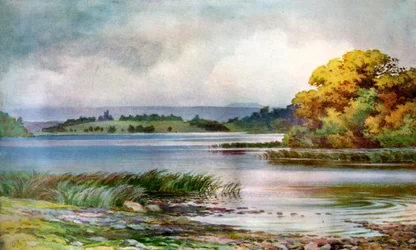 アーネ湖、ファーマナ州、北アイルランド、1924-1926年。