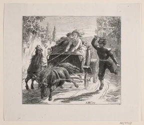 Bjørnstjerne Bjørnsonのイラスト「A sketch from Italy」