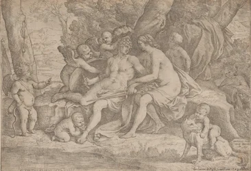 火星と金星、1635-49。