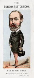 アルバートエドワード、プリンスオブウェールズ、1874年。