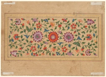 花つるのスクロール (裏面)