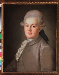 Artemi Vorontsov 伯爵 (1748-1813) の肖像画。 Fyodor (Fedor または Fiodor) Stepanovich Rokotov (1735-1808) による絵画、キャンバスに油彩、1768 年以降。 ロシア美術