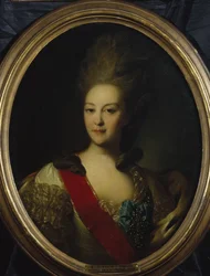 エカテリーナ伯爵夫人ニコライエフナオルロヴァ1758-1781年の肖像c。 1779