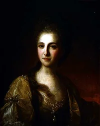 無名の女性の肖像」1770年頃（油彩・キャンバス）