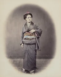 女性の肖像、1868年。