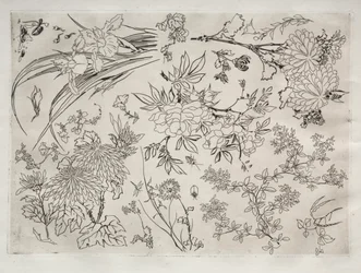 ディナーサービスルソーサービス：花なし。 23、1866。