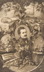 シャンフルーリの「Friends of Nature」の口絵、1859 年。