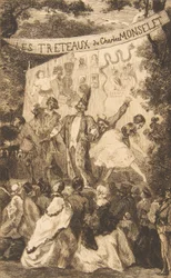 Les Treteaux de Monselet の口絵、1859 年。