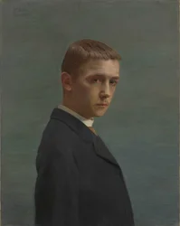 20歳の自画像 1885年、20歳の自画像。