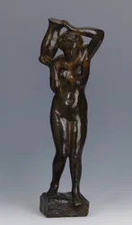 投手を持つ女性、研究、1914