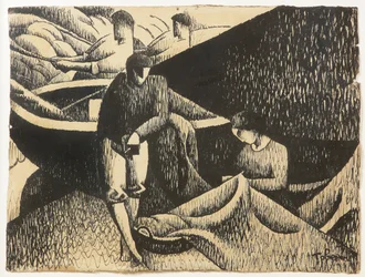 ルフィレ、1912年頃（紙にインク）