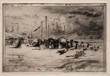 トルビルのスコール、1874年。