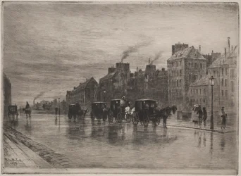 ケドロテルデューの冬の朝、1876年。