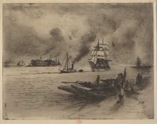 グレイブセンド周辺、1883 年。