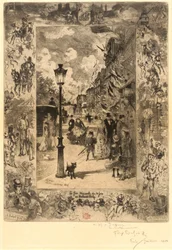 Boulevard Clichy の国民の日 (Boulevard de Clichy の祝日)