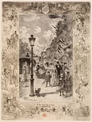 Boulevard Clichy の国民の日 (Boulevard de Clichy の祝日)