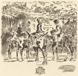 ルションの小さなロバ、1873年。