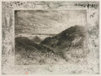 O penhasco, Baía de Saint Malo