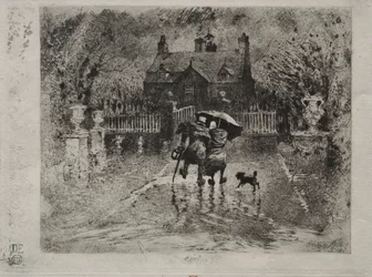 田舎の隣人、1879-1880。