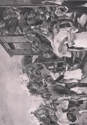 オフ・トゥ・フロント、ベルリンのDaterlandischer Derlag C U Weller社から出版されたHindenburgのイラスト