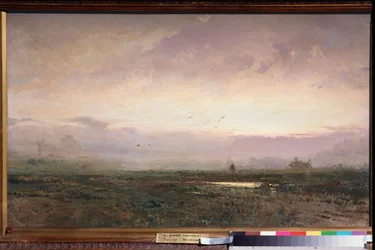 Matin (朝) - Peinture de Fyodor Vasilyev (Feodor Alexandrovich, Fiodor Alexandrovitch Vassiliev (1850-1873), huile sur toile