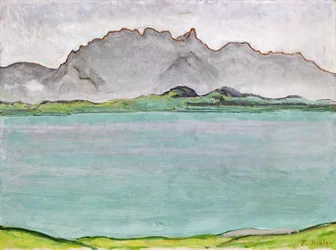 シュトックホルン山地とトゥーン湖、1911年