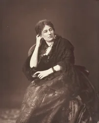 ジュリエット・ランバー、[フランスのフェミニスト作家]、c。 1876年。