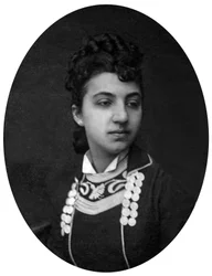 エルミニア・ボルギ・マモ（1855-1941）イタリアのソプラノ歌手、写真：Mulnier