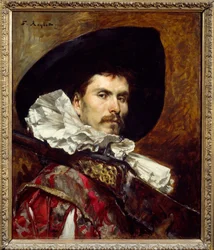 17世紀のハルケビュジエ フェルディナン・ロイベ（1840-1920）の絵画 19世紀 リヨン、ボザール美術館（Musee des Beaux Arts