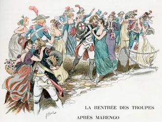 マレンゴからのフランス軍の帰還、1800、c1870-1950
