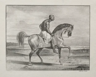 アフリカの乗馬、1823年。