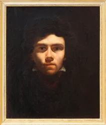 Eugene Delacroix (1798-1863)、フランスの画家による自画像推定 - ドラクロワに帰属する絵画 - 写真、KIM Youngtae、ルーアン、Musee des Beaux Art de Rouen