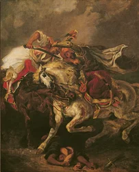 バイロンの詩「ルジアール」、1835年後のジャウアとハッサンの戦い