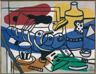 三つの果物のある静物画