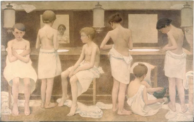 1911年から1913年にかけての「小さな人物たち」（油彩・カンヴァス）