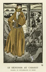 キャバレー、パブでランチ。 1921（ステンシルプリント）