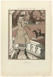 今日のファッションとマナー、1922年、Pl. 4: Amazone