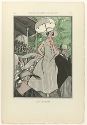 今日のファッションとマナー、1922 年、Pl. 5: レースで