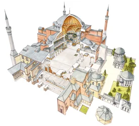 ハギア・ソフィア。イスタンブール、トルコ