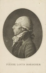 ピエール=ルイ・ロデレールの肖像 1754-1835。