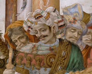 ヒエラポリスのマルス神殿から去るよう怪物に命じる聖フィリッポス（絵画）