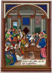 「ルネ王と彼の音楽裁判所」、15 世紀、1870 年。