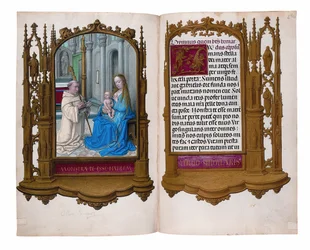 ロスチャイルド時間帳、ゲントまたはブルージュのフォリオ、1505年頃