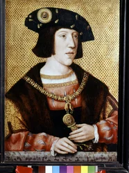 ドイツ皇帝シャルル5世（1500 - 1558）の肖像。16世紀のフランドル派（油彩・キャンバス