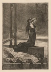 死刑：死の苦痛、1880年頃