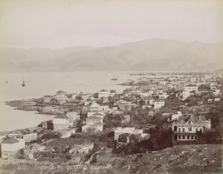 ベイルート。 アメリカン カレッジから見た。 1870年。