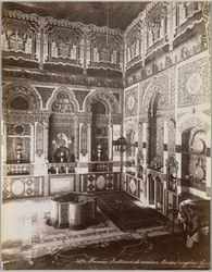 ダマスカス。ホームインテリア。 1867年から1899年の間に英国領事シリア。